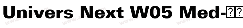 Univers Next W05 Med字体转换